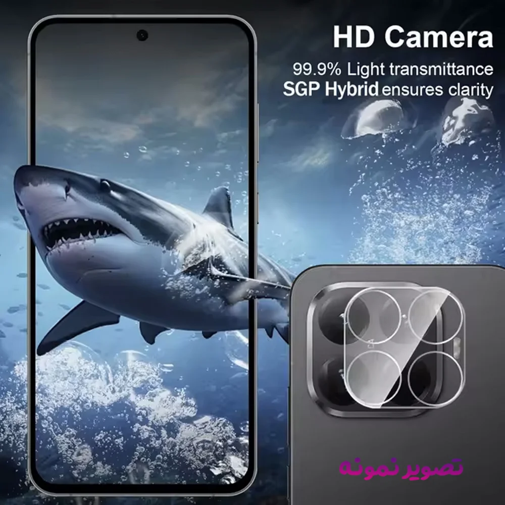 محافظ لنز شیائومی 15 تی پرو مدل تمام شفاف