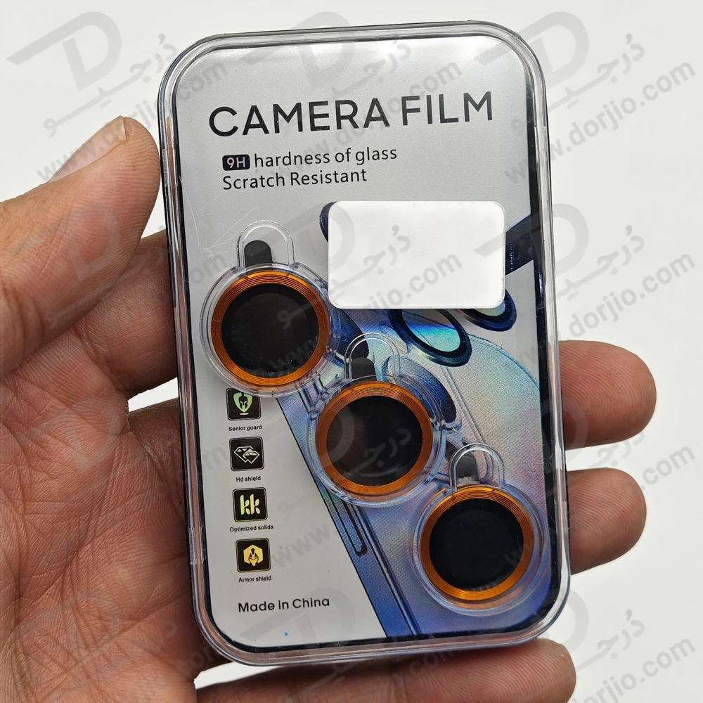 محافظ لنز دوربین رینگی iPhone 17 Pro Max-Dorjio