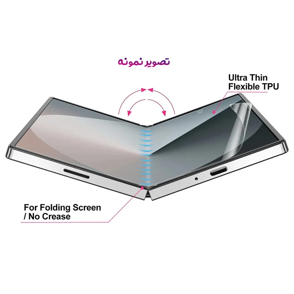 نانو برچسب شفاف صفحه نمایش داخلی Samsung Galaxy Z Fold 7