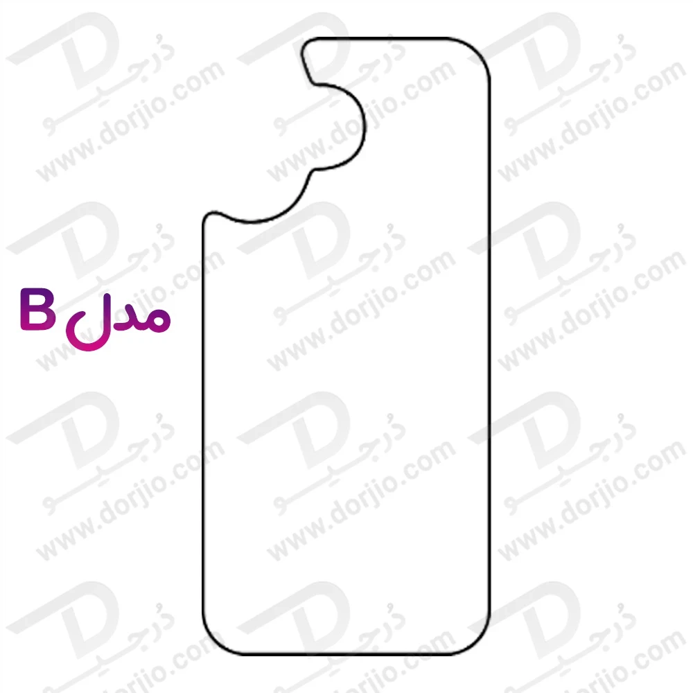 نانو برچسب شفاف پشت گوشی iPhone 17-درجیو