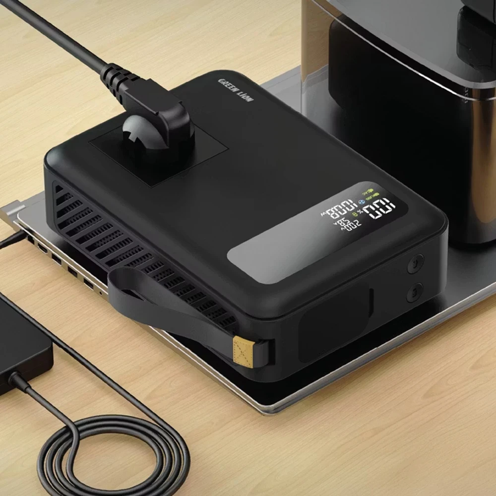 پاور بانک 30 هزار 100 وات با خروجی برق مستقیم 270 وات مدل Power Vault برند Green Lion پاور بانک 30 هزار 100 وات با خروجی برق مستقیم 270 وات مدل Power Vault برند Green Lion