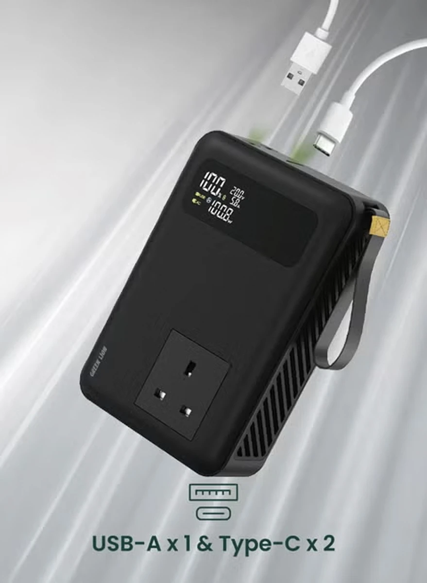 پاور بانک 30 هزار 100 وات با خروجی برق مستقیم 270 وات مدل Power Vault برند Green Lion پاور بانک 30 هزار 100 وات با خروجی برق مستقیم 270 وات مدل Power Vault برند Green Lion