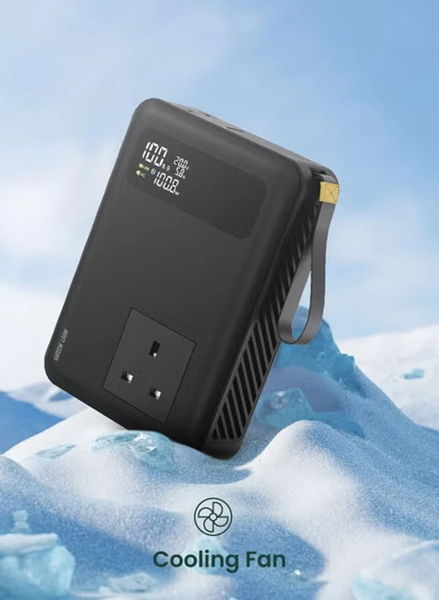 پاور بانک 30 هزار 100 وات با خروجی برق مستقیم 270 وات مدل Power Vault برند Green Lion