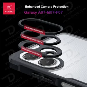 کریستال شیلد شفاف Samsung Galaxy M07-F07 مارک XUNDD سری Beatle