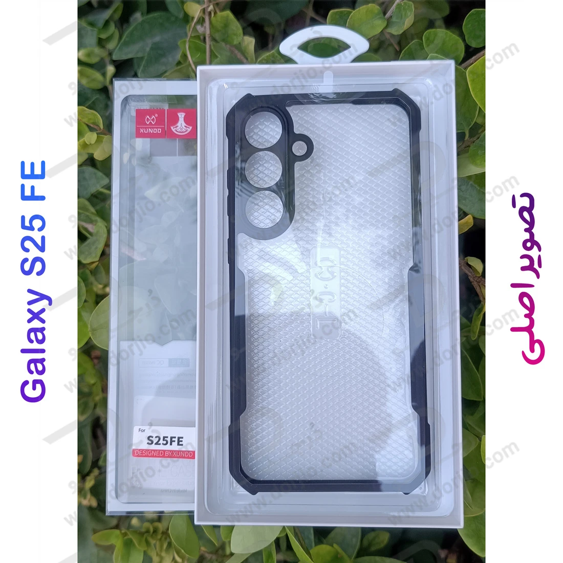 کریستال شیلد شفاف Samsung Galaxy S25 FE مارک XUNDD سری Beatle