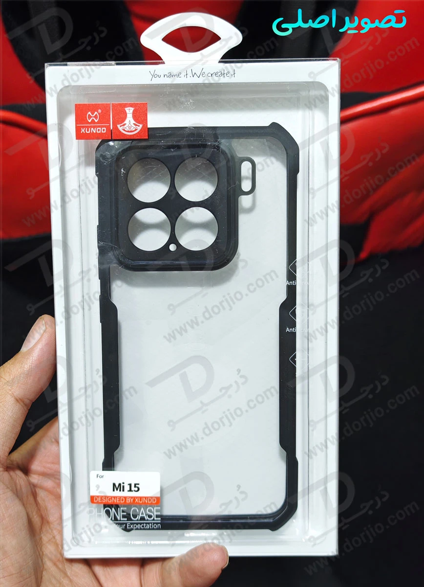 کریستال شیلد شفاف Xiaomi 15 مارک XUNDD سری Beatle