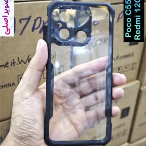 کریستال شیلد شفاف Xiaomi Poco C55 مارک XUNDD سری Beatle