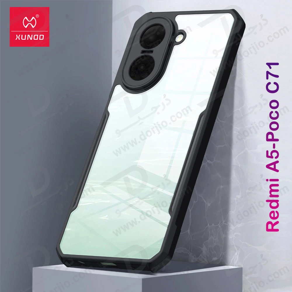 کریستال شیلد شفاف Xiaomi Poco C71 مارک XUNDD سری Beatle کریستال شیلد شفاف Xiaomi Poco C71 مارک XUNDD سری Beatle