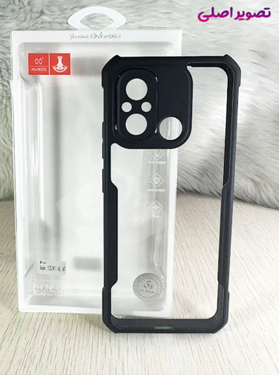 کریستال شیلد شفاف Xiaomi Redmi 12C مارک XUNDD سری Beatle