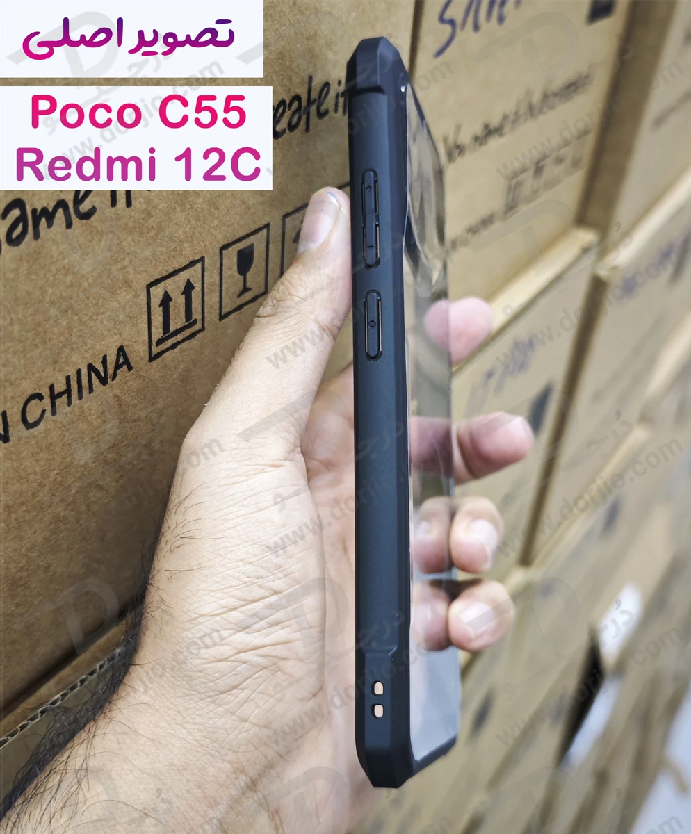 کریستال شیلد شفاف Xiaomi Redmi 12C مارک XUNDD سری Beatle