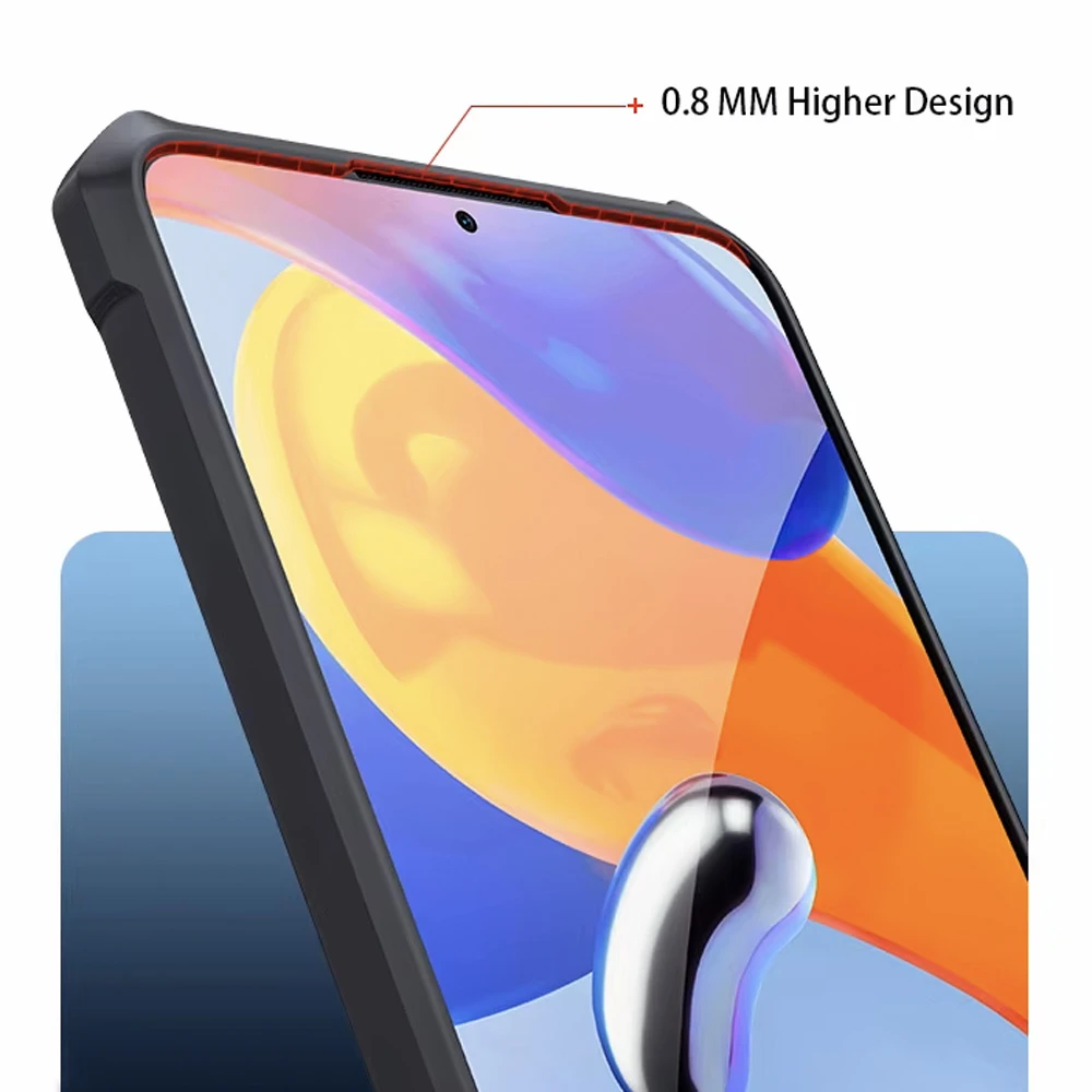 کریستال شیلد شفاف Xiaomi Redmi Note 11 Pro 4G-5G مارک XUNDD سری Beatle