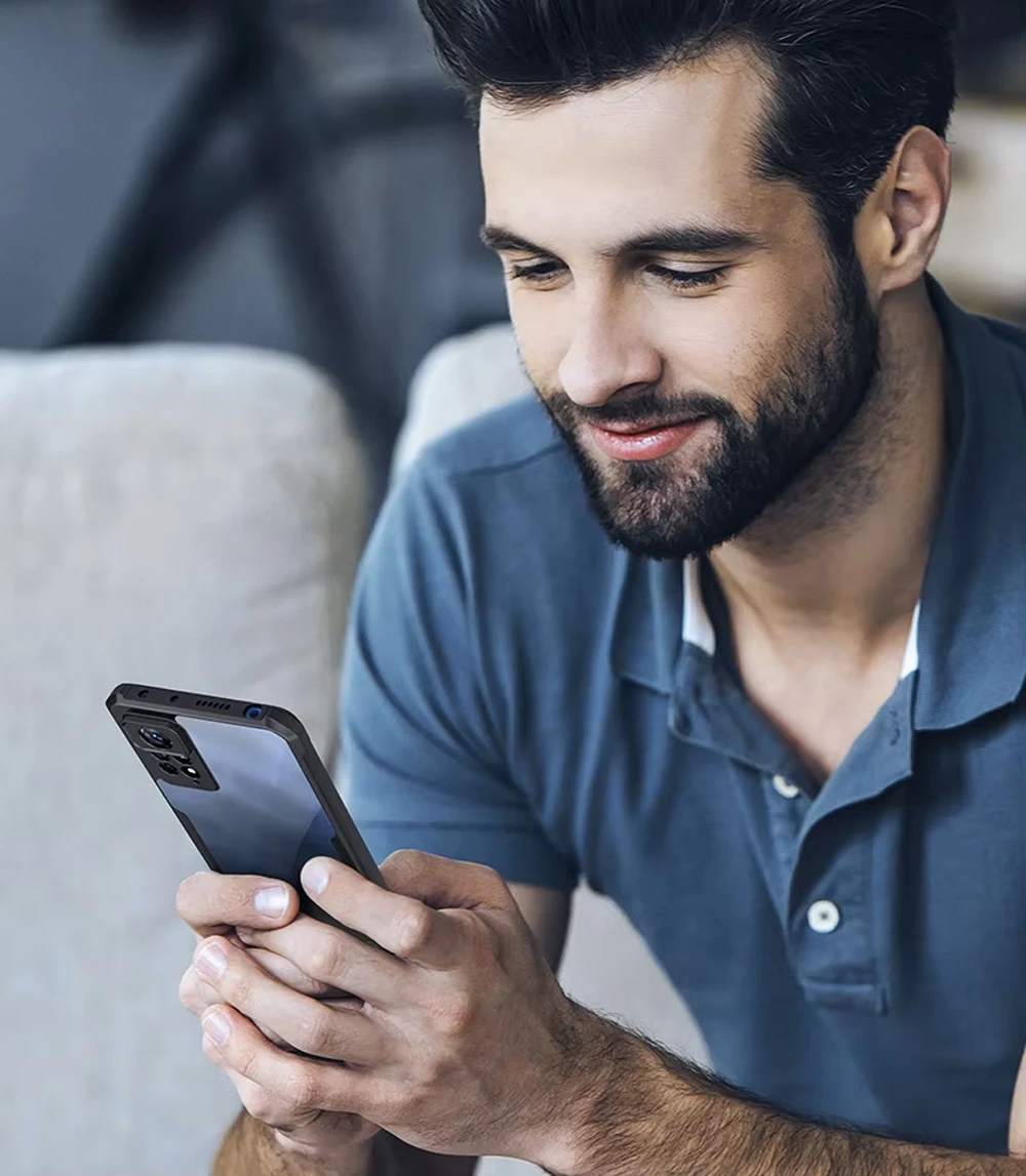 کریستال شیلد شفاف Xiaomi Redmi Note 11 Pro 4G-5G مارک XUNDD سری Beatle