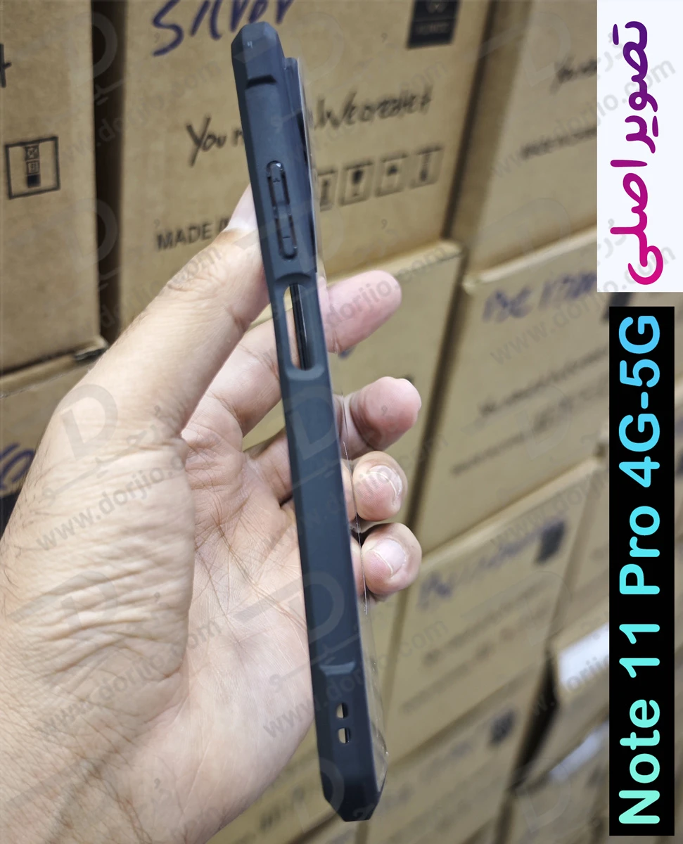 کریستال شیلد شفاف Xiaomi Redmi Note 11 Pro 4G-5G مارک XUNDD سری Beatle