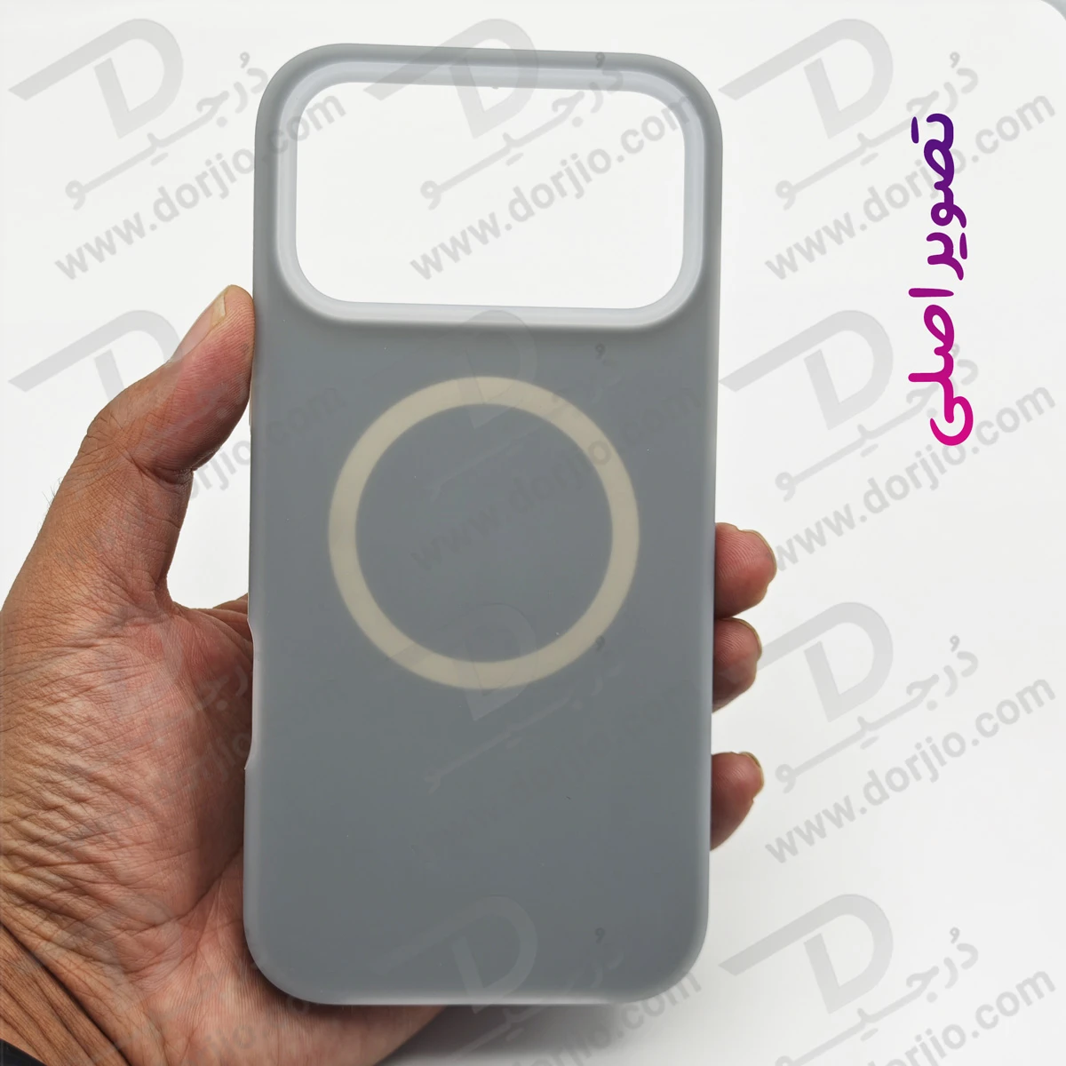 گارد سیلیکونی دولایه مگ سیف اصلی iPhone 17 Pro