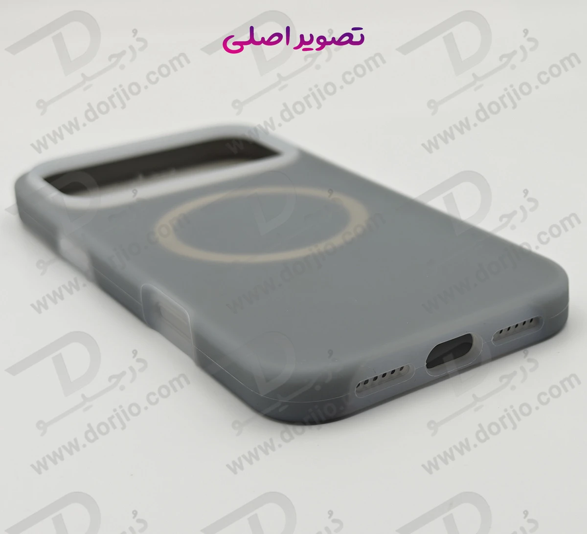 گارد سیلیکونی دولایه مگ سیف اصلی iPhone 17 Pro