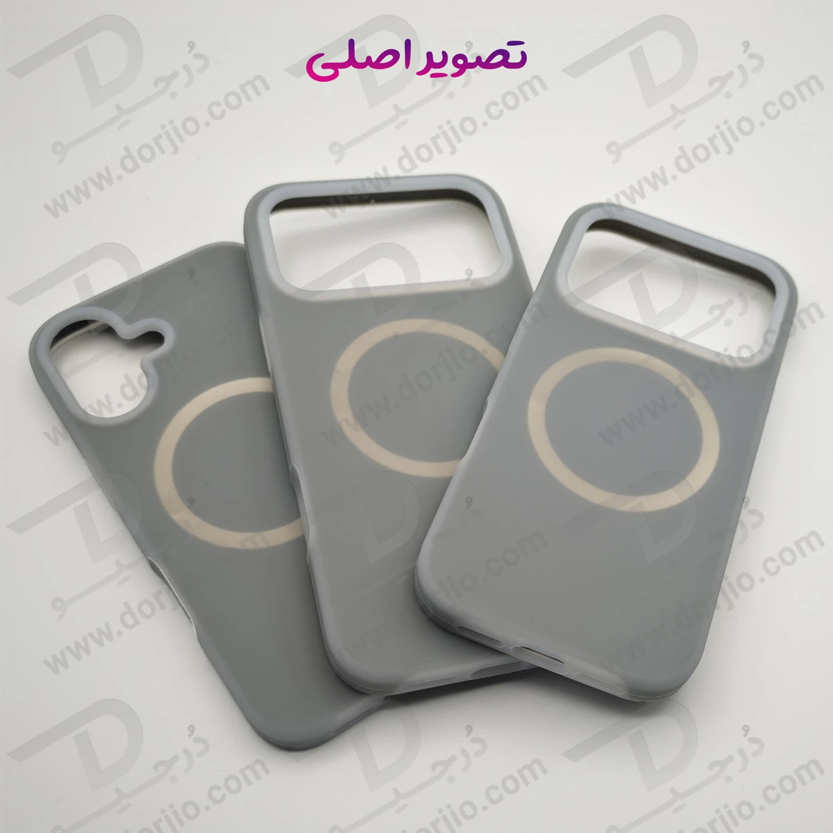 گارد سیلیکونی دولایه مگ سیف اصلی iPhone 17 Pro