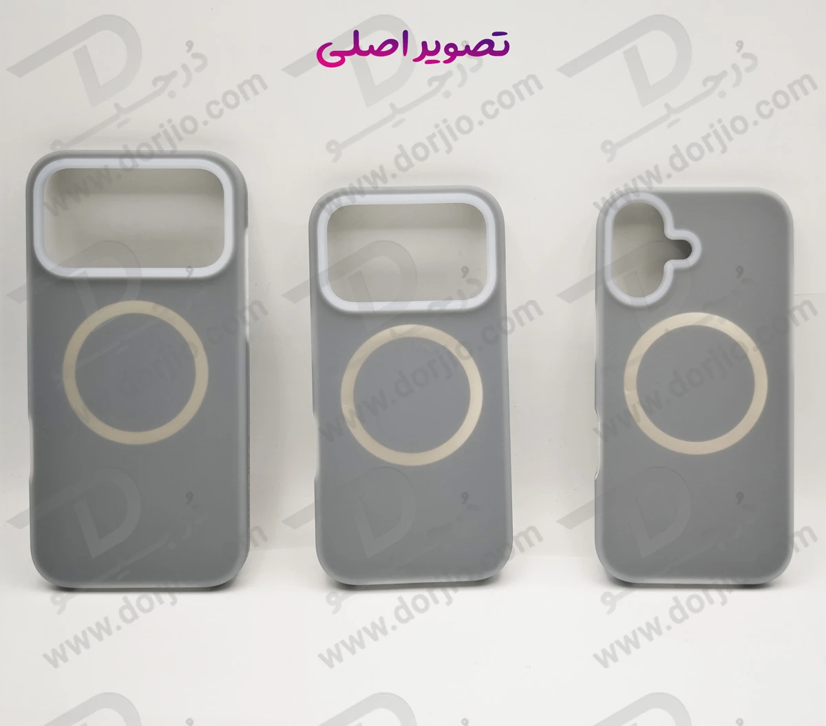 گارد سیلیکونی دولایه مگ سیف اصلی iPhone 17 Pro