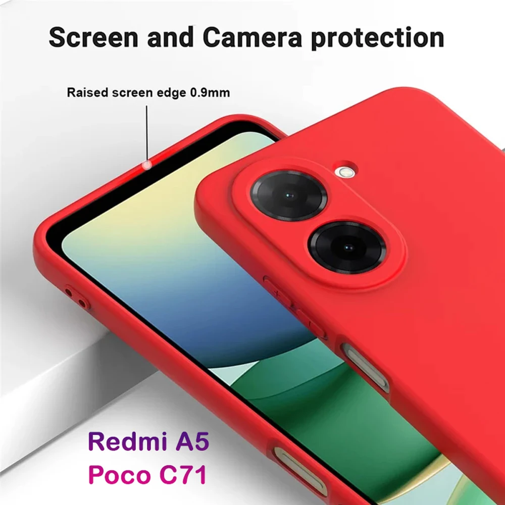 گارد سیلیکونی گوشی Xiaomi Poco C71 گارد سیلیکونی گوشی Xiaomi Poco C71