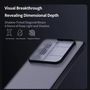 گارد ضد ضربه دودی Samsung Galaxy S25 FE مارک نیلکین مدل Camshield Pro Clear