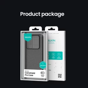 گارد ضد ضربه دودی Samsung Galaxy S25 FE مارک نیلکین مدل Camshield Pro Clear