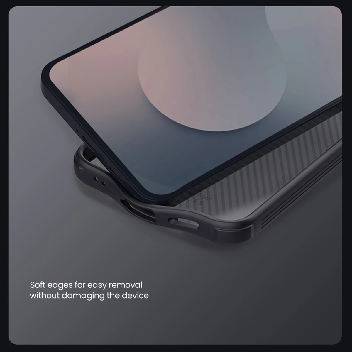 گارد ضد ضربه دودی Samsung Galaxy S25 FE مارک نیلکین مدل Camshield Pro Clear