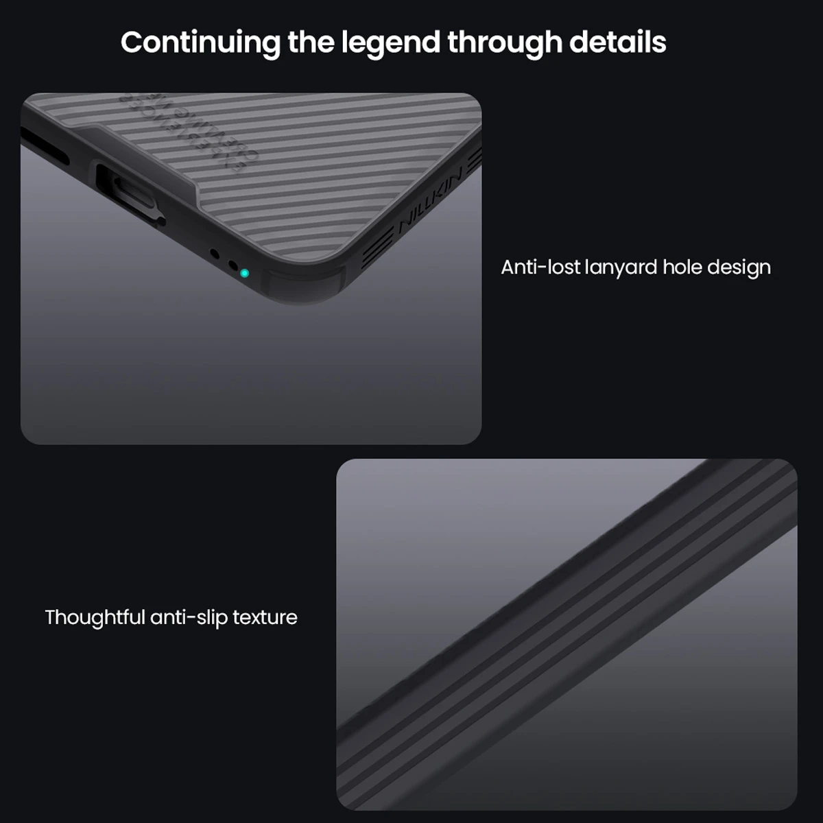 گارد ضد ضربه دودی Samsung Galaxy S25 FE مارک نیلکین مدل Camshield Pro Clear