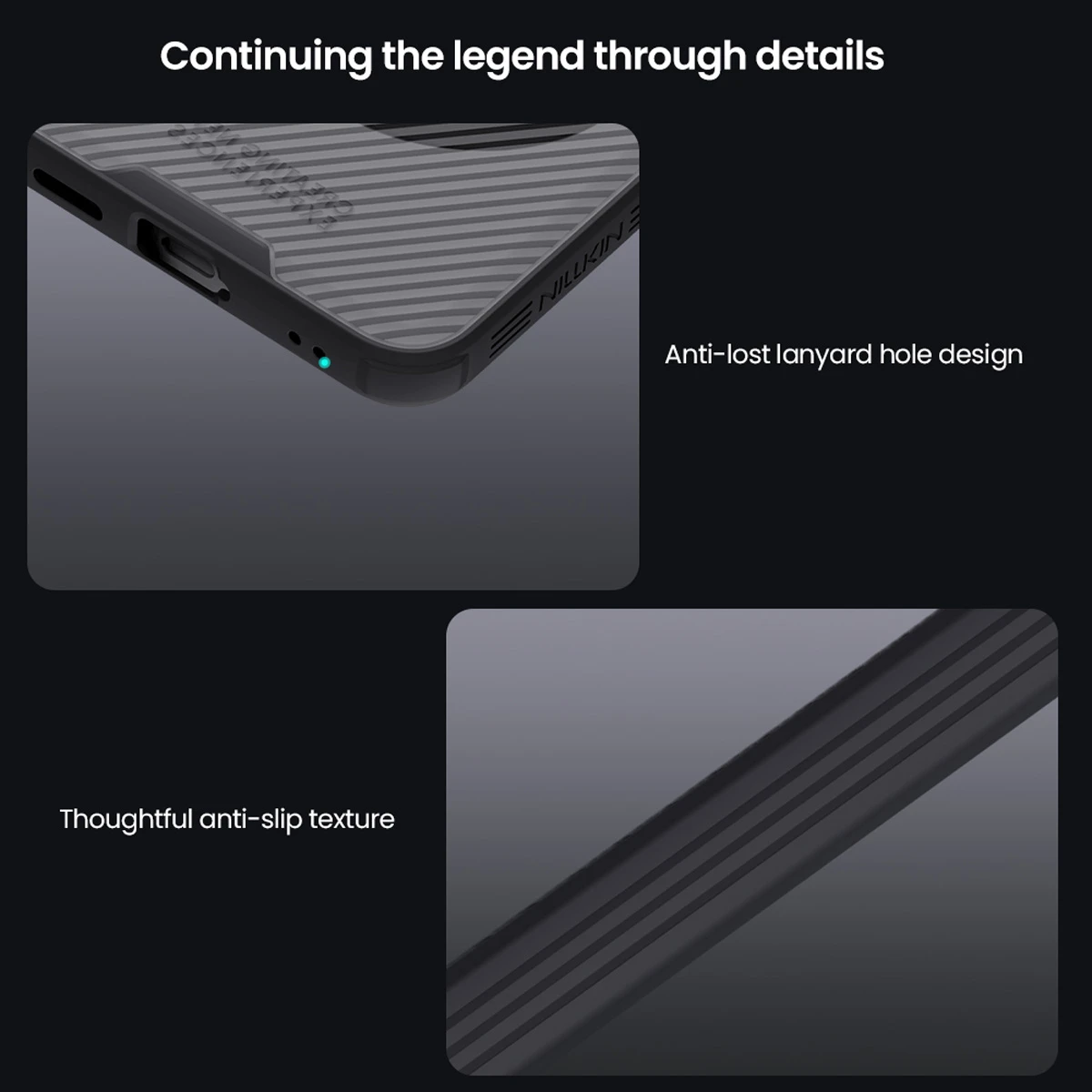 گارد ضد ضربه دودی مگنتی Samsung Galaxy S25 FE مارک نیلکین مدل Camshield Pro Magnetic Clear