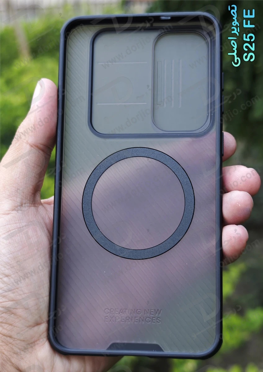 گارد ضد ضربه دودی مگنتی Samsung Galaxy S25 FE مارک نیلکین مدل Camshield Pro Magnetic Clear