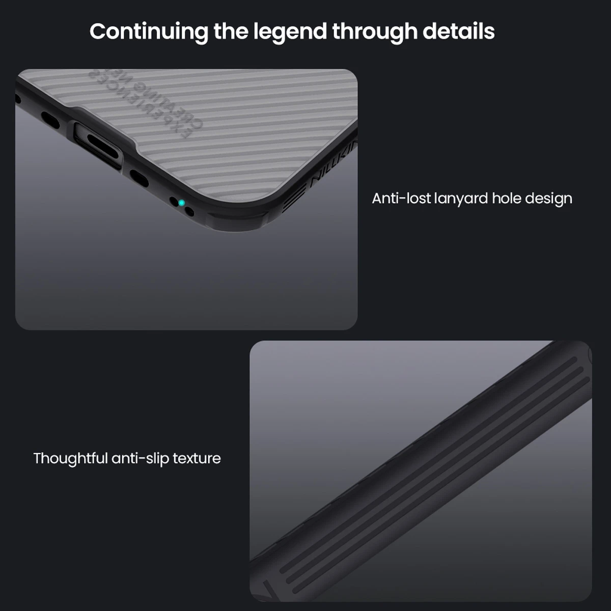 گارد ضد ضربه دودی مگنتی iPhone 17 Air مارک نیلکین مدل Camshield Pro Magnetic Clear