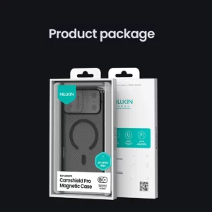 گارد ضد ضربه دودی مگنتی iPhone 17 Pro مارک نیلکین مدل Camshield Pro Magnetic Clear