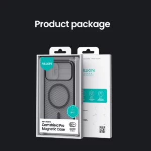 گارد ضد ضربه دودی مگنتی iPhone 17 مارک نیلکین مدل Camshield Pro Magnetic Clear