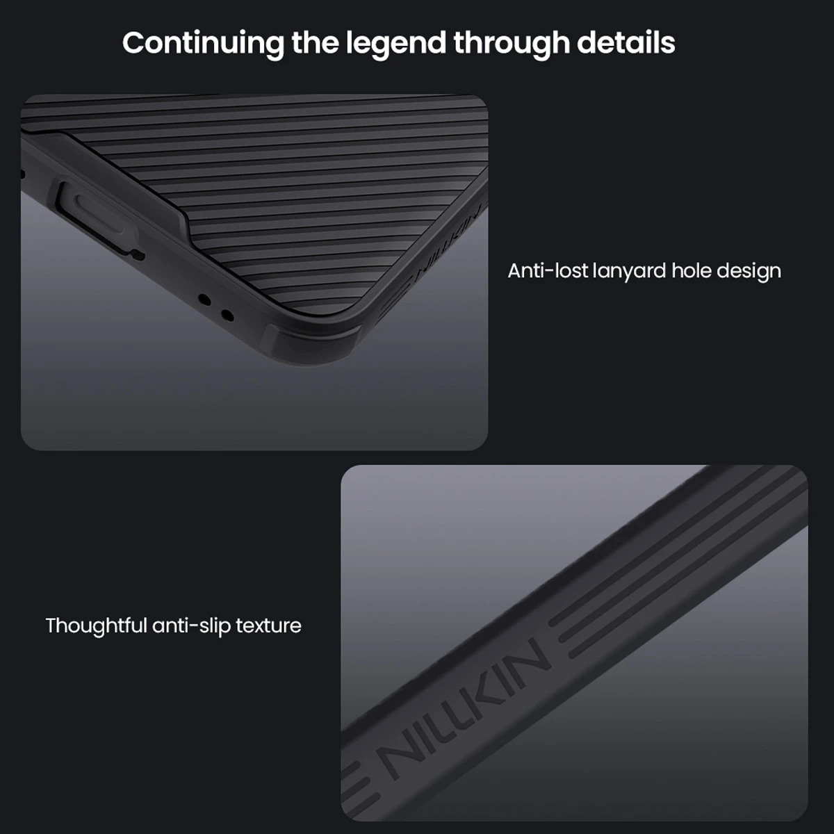 گارد ضد ضربه مگنتی Samsung Galaxy S25 FE مارک نیلکین مدل Camshield Pro Magnetic