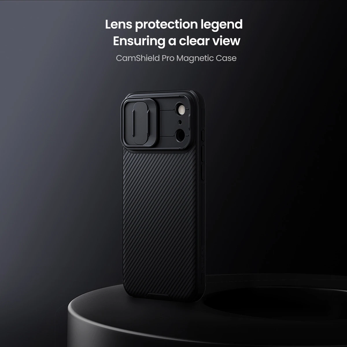 گارد ضد ضربه مگنتی iPhone 17 Pro Max مارک نیلکین مدل Camshield Pro Magnetic