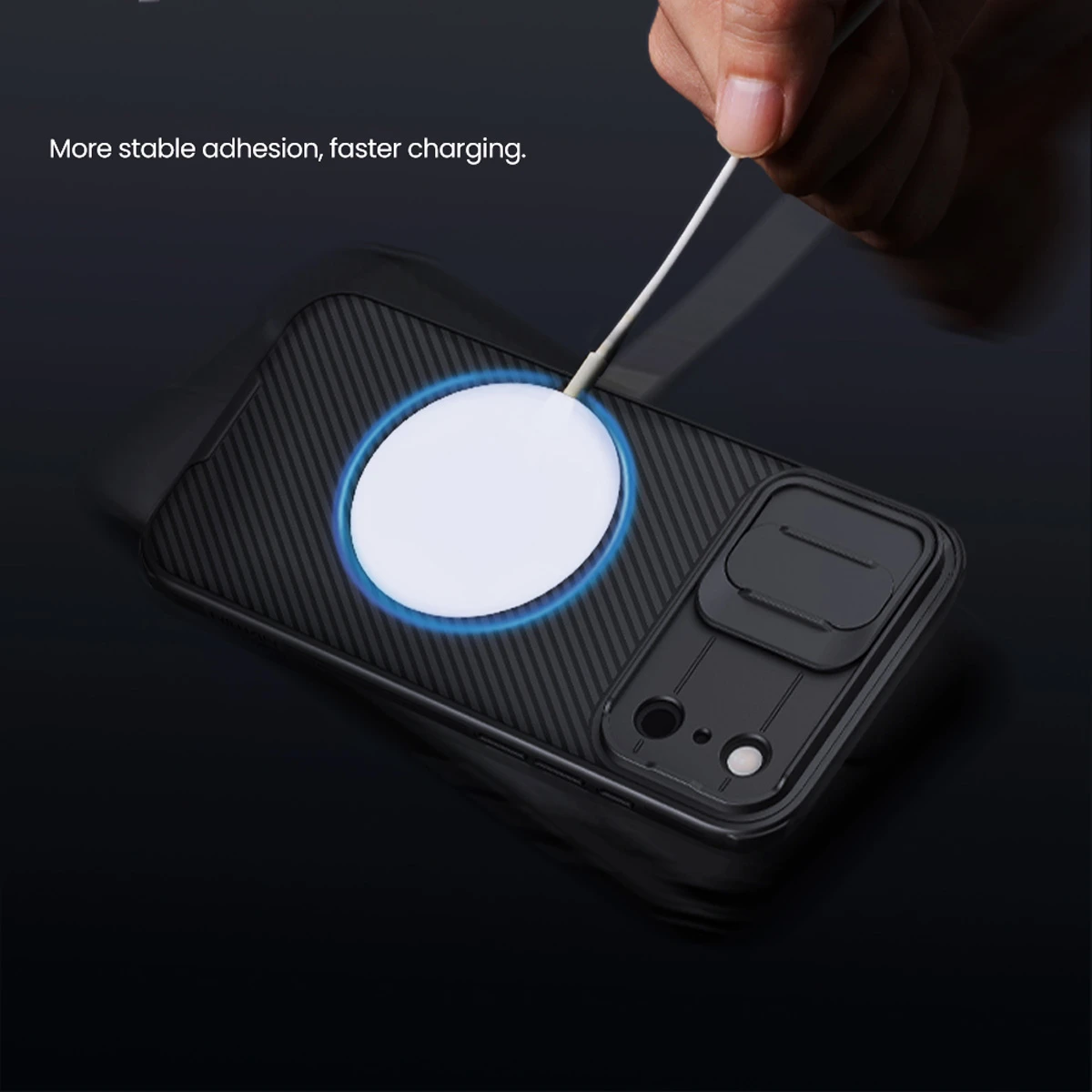 گارد ضد ضربه مگنتی iPhone 17 Pro Max مارک نیلکین مدل Camshield Pro Magnetic