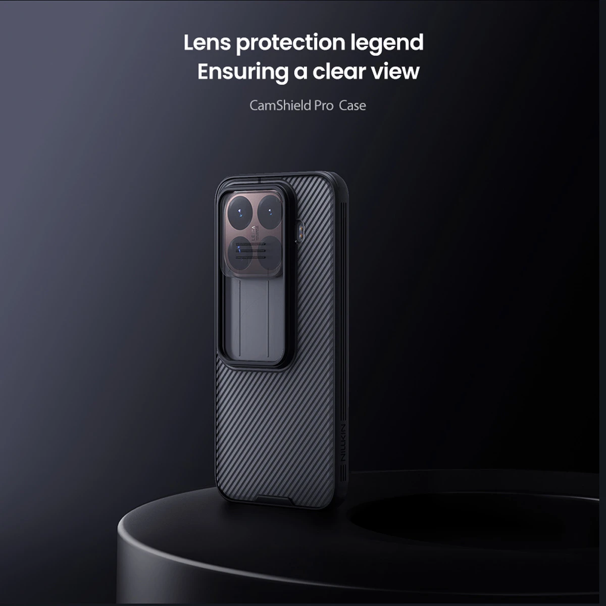 گارد ضدضربه دودی Xiaomi 15T Pro مارک نیلکین مدل Camshield Pro Clear گارد ضدضربه دودی Xiaomi 15T Pro مارک نیلکین مدل Camshield Pro Clear
