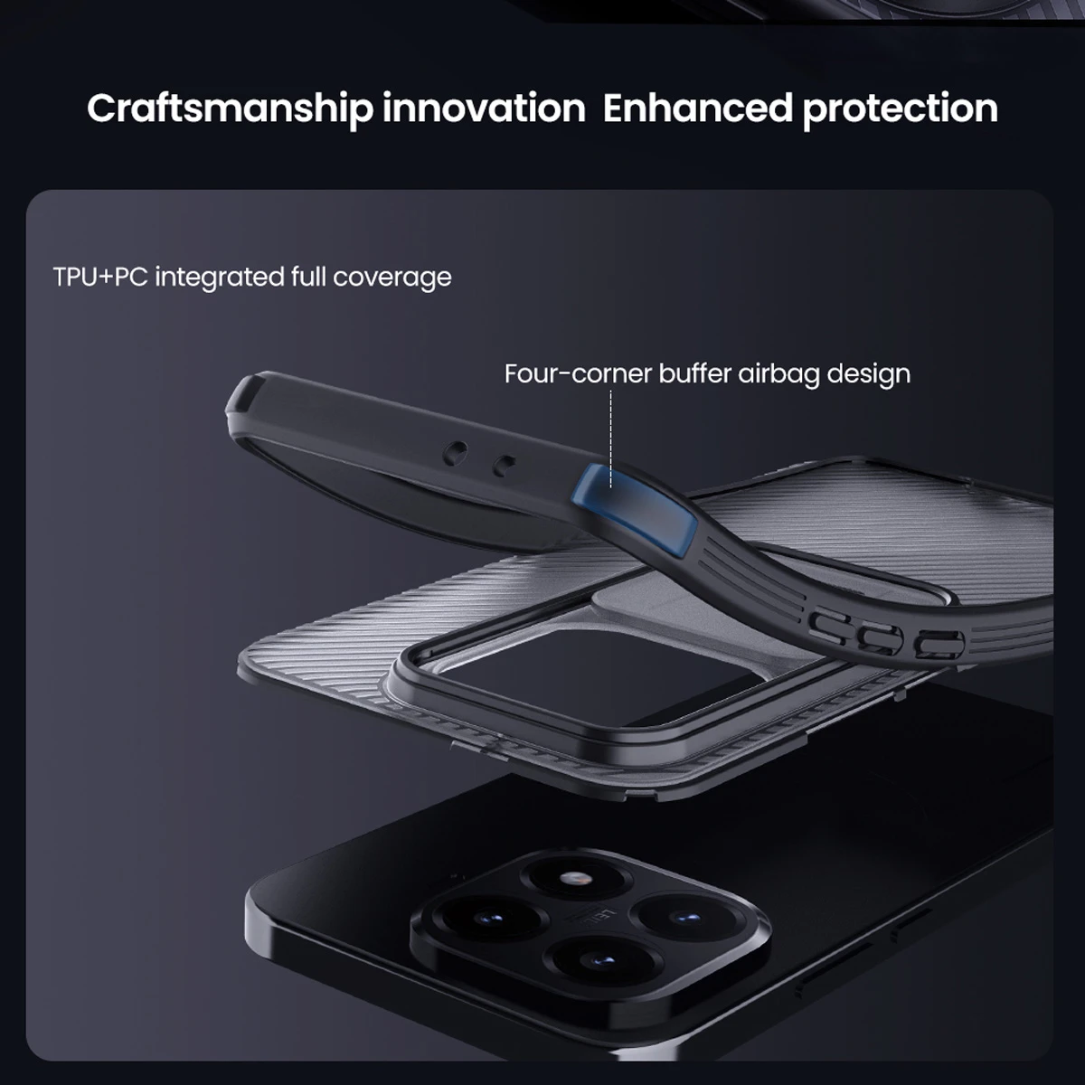 گارد ضدضربه دودی Xiaomi 15T مارک نیلکین مدل Camshield Pro Clear گارد ضدضربه دودی Xiaomi 15T مارک نیلکین مدل Camshield Pro Clear