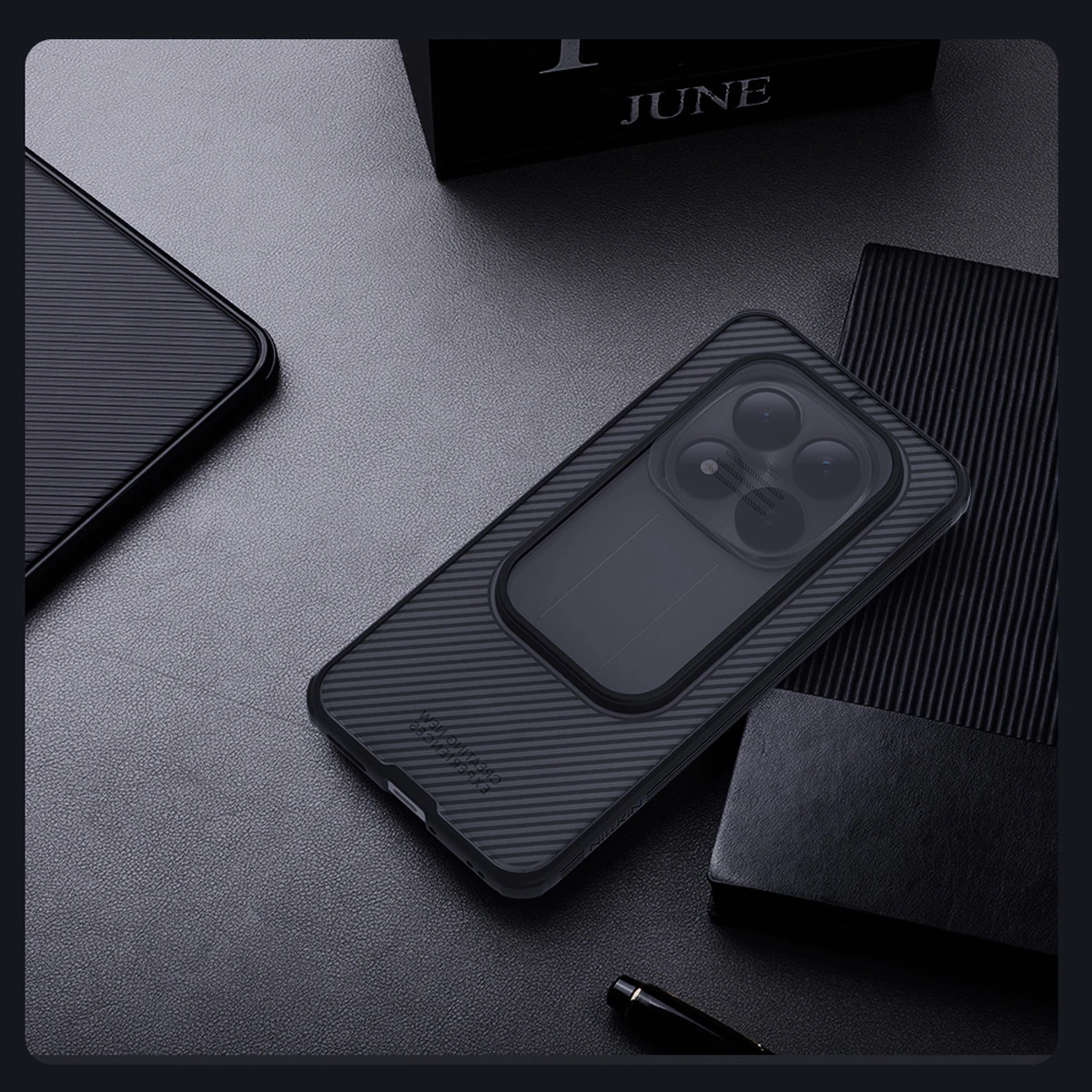 گارد ضدضربه دودی Xiaomi Redmi Note 15 Pro 5G مارک نیلکین مدل Camshield Pro Clear