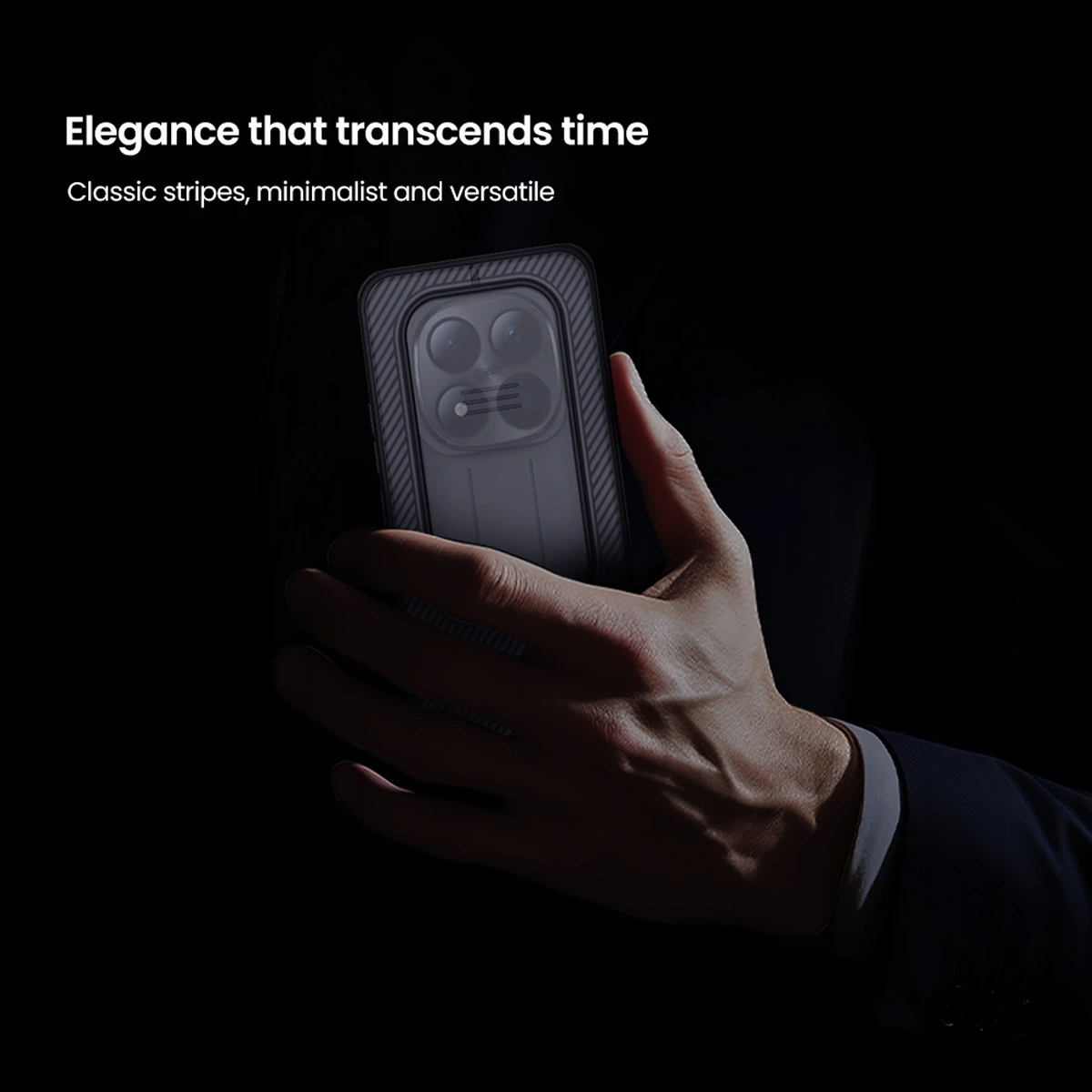 گارد ضدضربه دودی Xiaomi Redmi Note 15 Pro 5G مارک نیلکین مدل Camshield Pro Clear