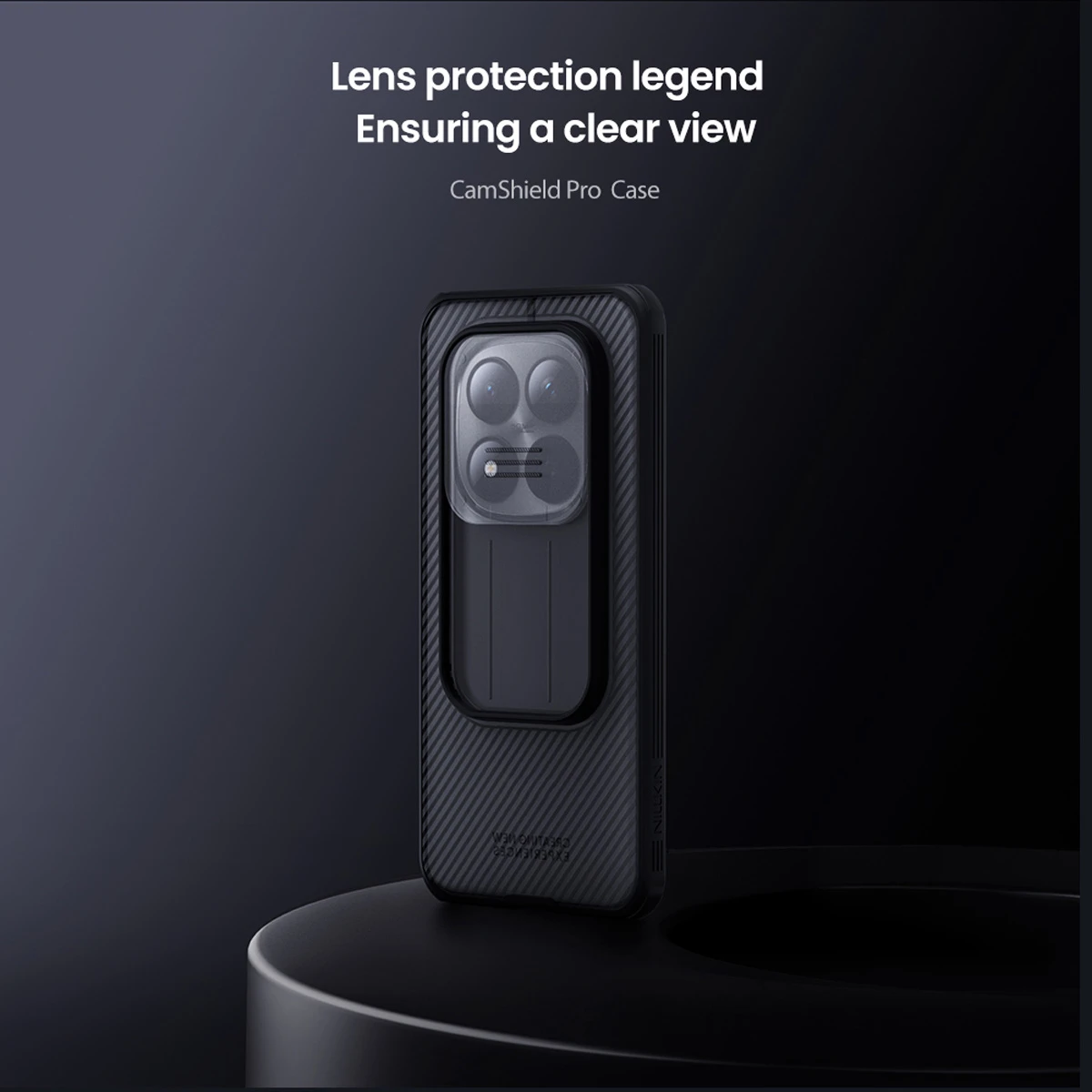 گارد ضدضربه دودی Xiaomi Redmi Note 15 Pro Plus مارک نیلکین مدل Camshield Pro Clear