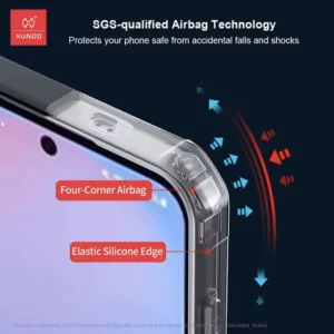 کریستال شیلد شفاف Samsung Galaxy S25 FE مارک XUNDD سری Beatle