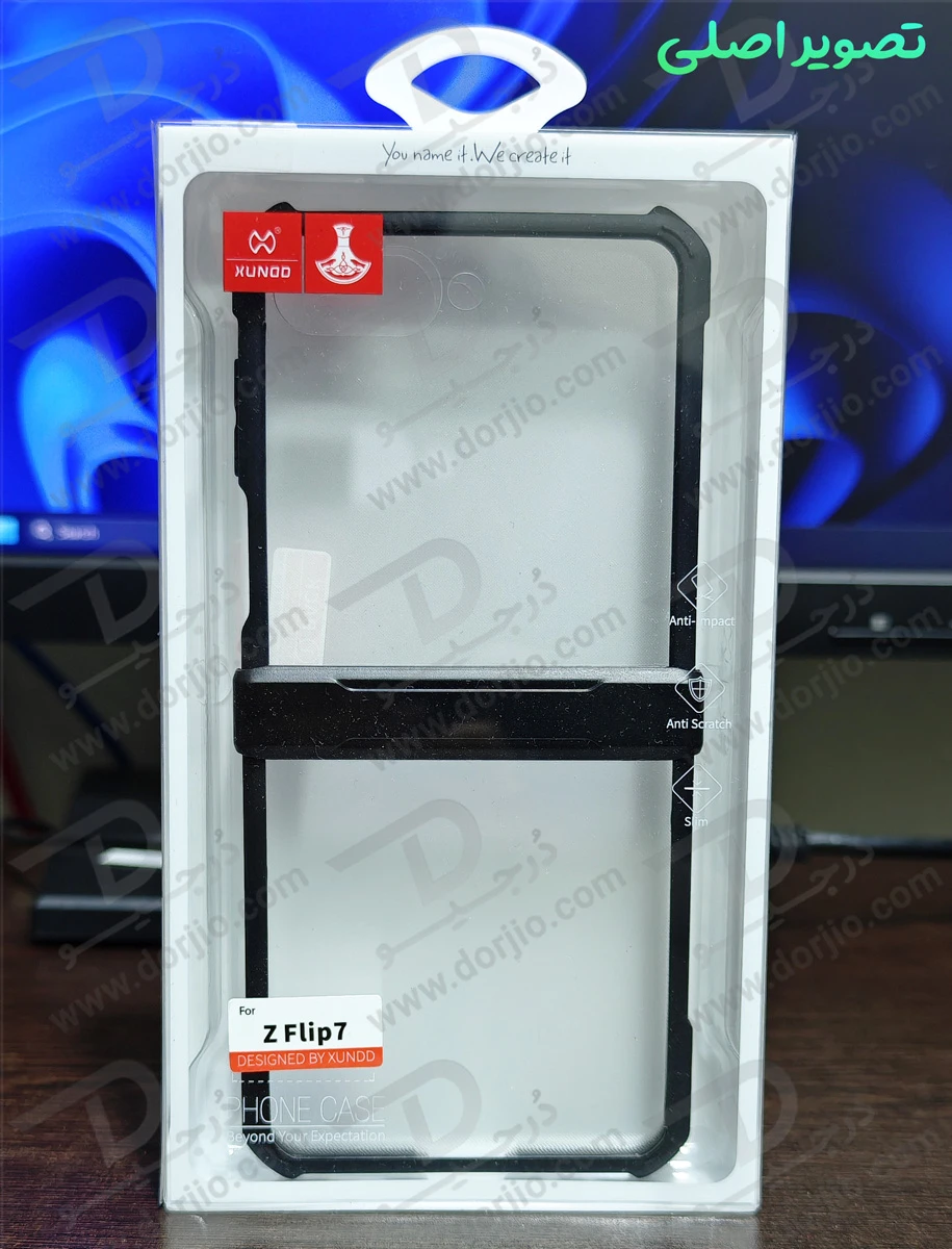 گارد کریستالی Samsung Galaxy Z Flip 7 مارک XUNDD سری Beatle