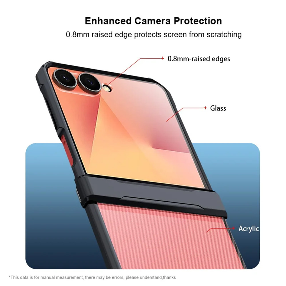 گارد کریستالی Samsung Galaxy Z Flip 7 مارک XUNDD سری Beatle