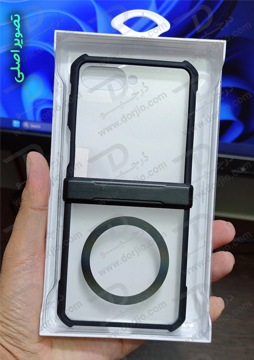 گارد کریستالی مگ سیف Samsung Galaxy Z Flip 7 مارک XUNDD سری Beatle Magnetic