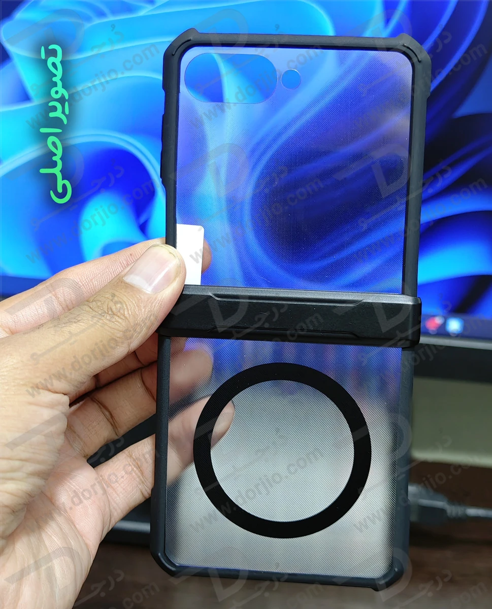 گارد کریستالی مگ سیف Samsung Galaxy Z Flip 7 مارک XUNDD سری Beatle Magnetic