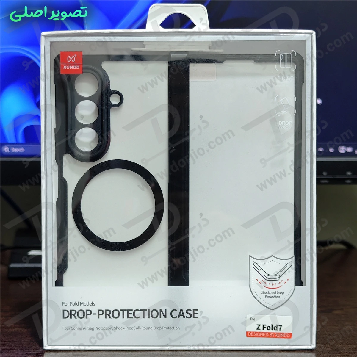 گارد کریستالی مگ سیف Samsung Galaxy Z Fold 7 مارک XUNDD سری Beatle Magnetic