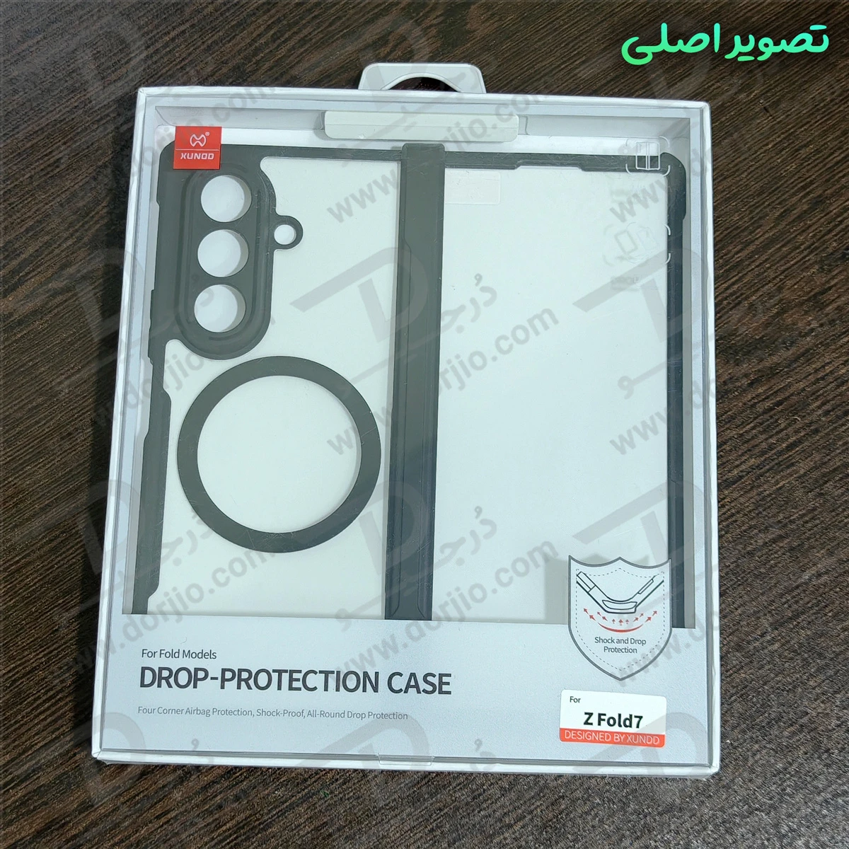 گارد کریستالی مگ سیف Samsung Galaxy Z Fold 7 مارک XUNDD سری Beatle Magnetic