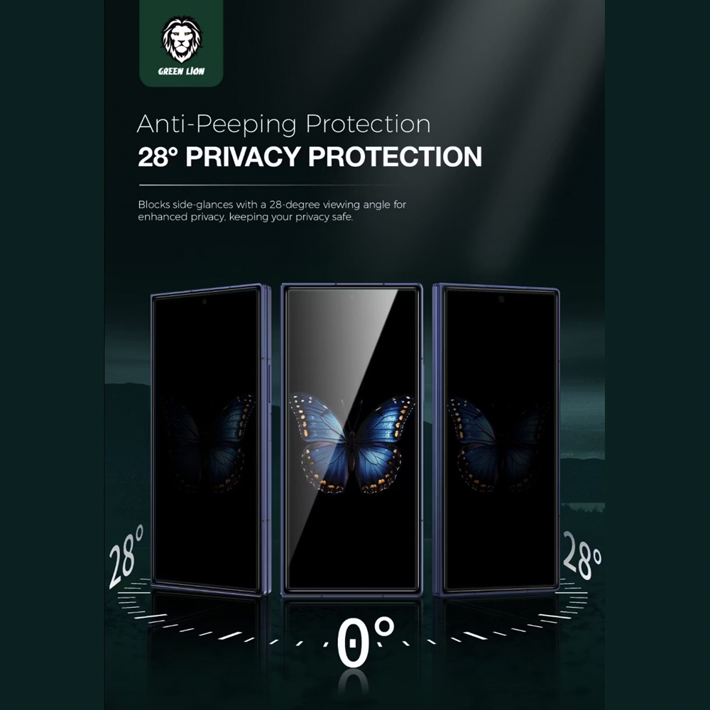 گلس و برچسب حریم شخصی صفحه نمایش های Samsung Galaxy Z Fold 7 مارک Green Lion گلس و برچسب حریم شخصی صفحه نمایش های Samsung Galaxy Z Fold 7 مارک Green Lion