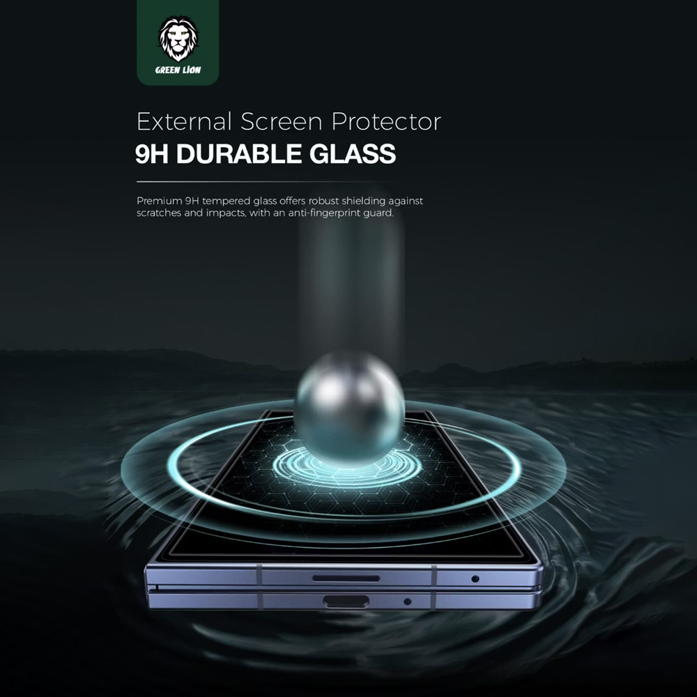 گلس و برچسب حریم شخصی صفحه نمایش های Samsung Galaxy Z Fold 7 مارک Green Lion گلس و برچسب حریم شخصی صفحه نمایش های Samsung Galaxy Z Fold 7 مارک Green Lion