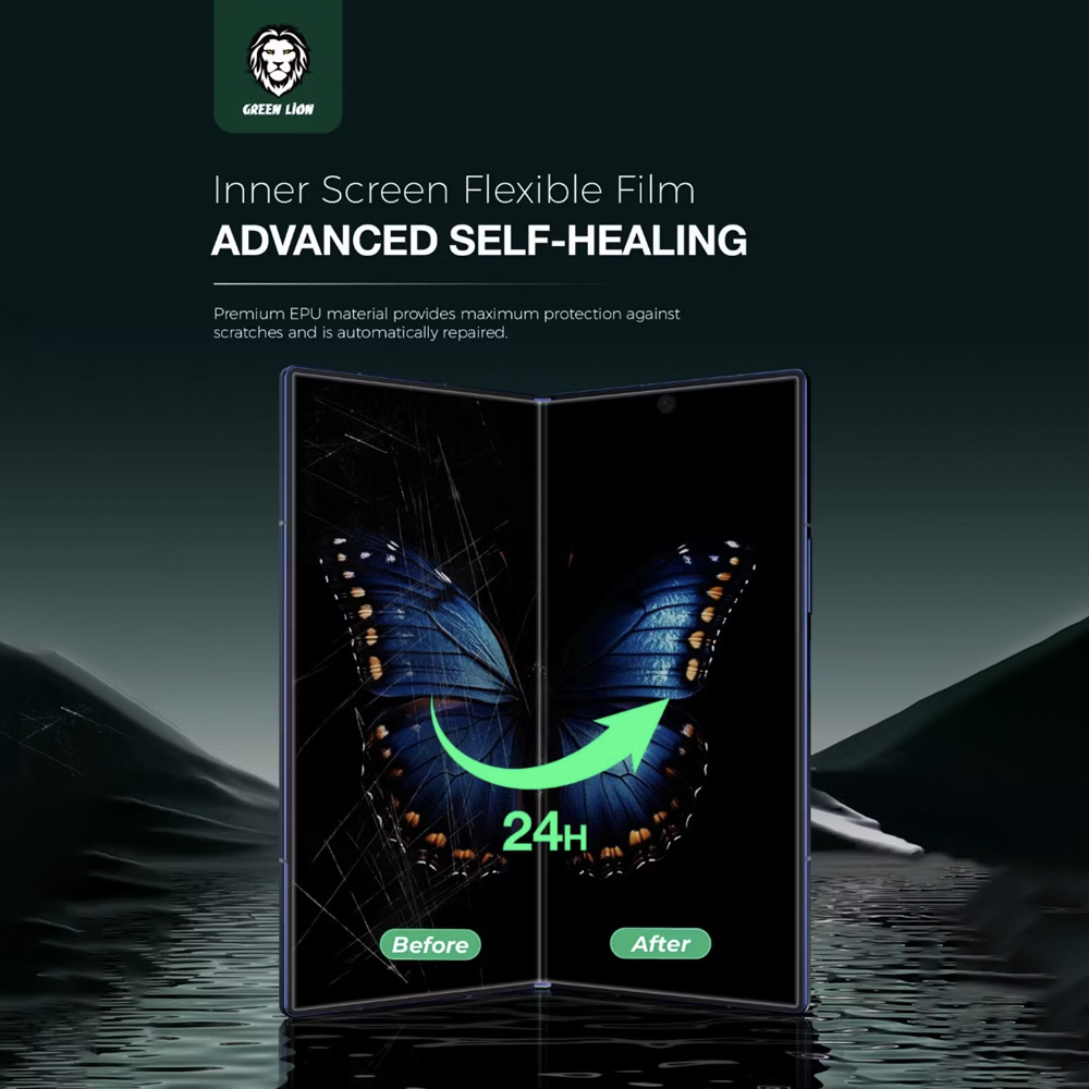 گلس و برچسب حریم شخصی صفحه نمایش های Samsung Galaxy Z Fold 7 مارک Green Lion گلس و برچسب حریم شخصی صفحه نمایش های Samsung Galaxy Z Fold 7 مارک Green Lion