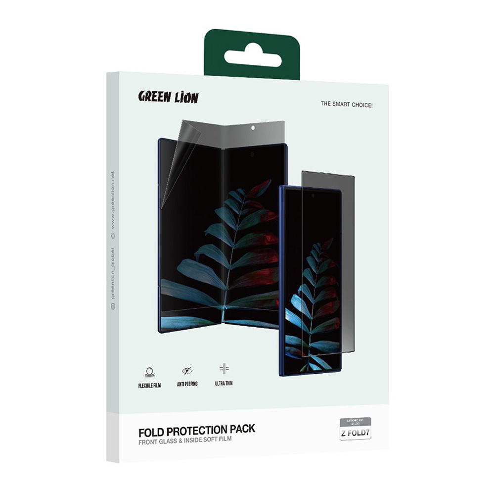 گلس و برچسب حریم شخصی صفحه نمایش های Samsung Galaxy Z Fold 7 مارک Green Lion گلس و برچسب حریم شخصی صفحه نمایش های Samsung Galaxy Z Fold 7 مارک Green Lion